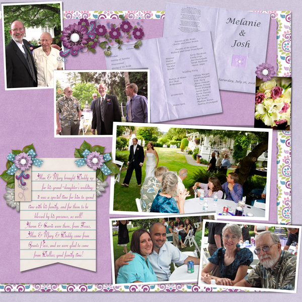 Melanie's Wedding b