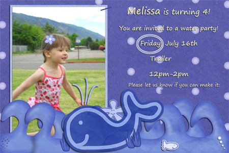 Melissa's B-day Invite