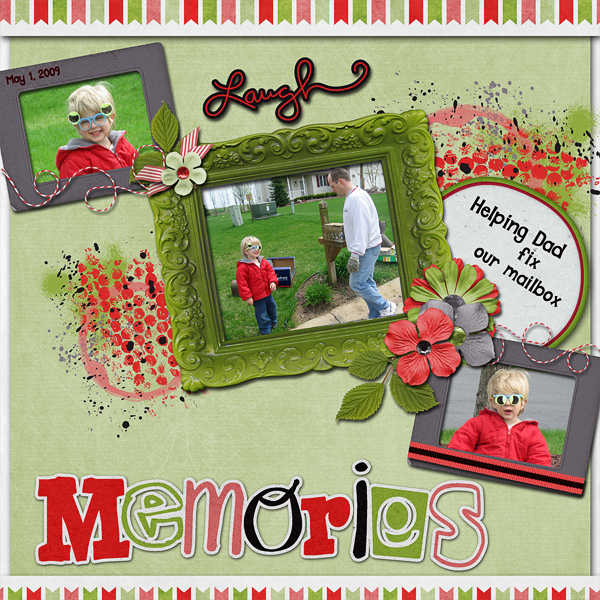 Memories:  Helping Dad fix our mailbox