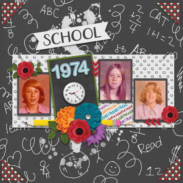 Memory Mini 8 Template  #1-Miss Fish