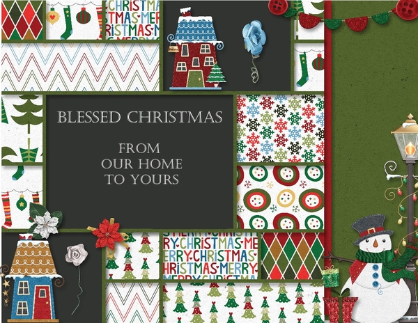 Memory Mosaic Home for Christmas