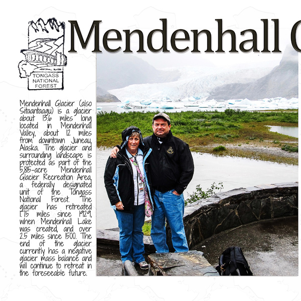 Mendenhall Glacier, left side