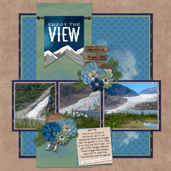 Mendenhall Glacier + Nugget Falls
