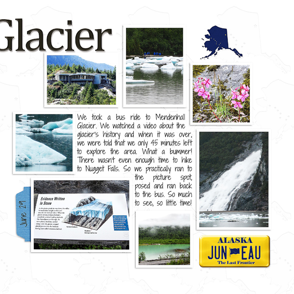 Mendenhall Glacier, right side