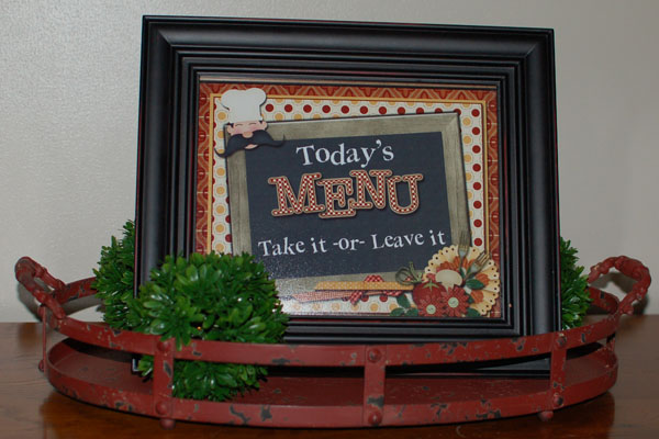 menu board
