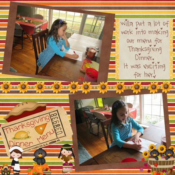 Menu Making Time