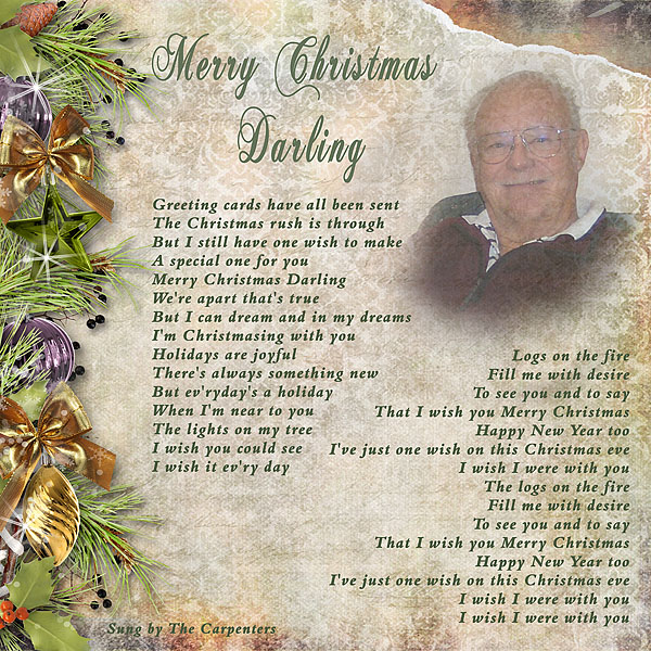 Merry Christmas Darling
