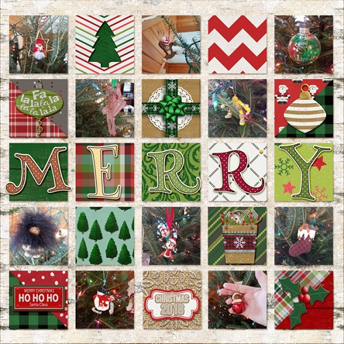 Merry ornaments