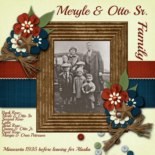 Meryle + Otto Sr. Family