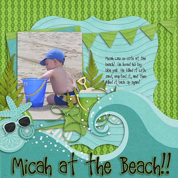 Micah at the Beach