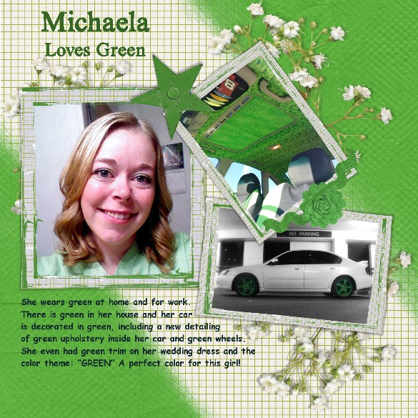 Michaela Loves Green