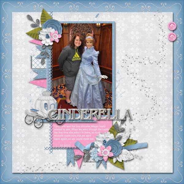 Michelle with Cinderella