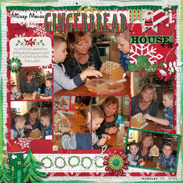 Mickey gingerbread house