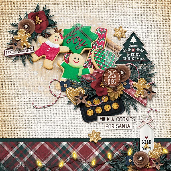 milk + cookies for Santa