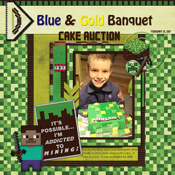 Minecraft Cake
