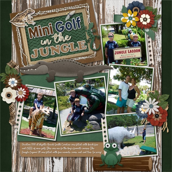 Mini Golf in the Jungle