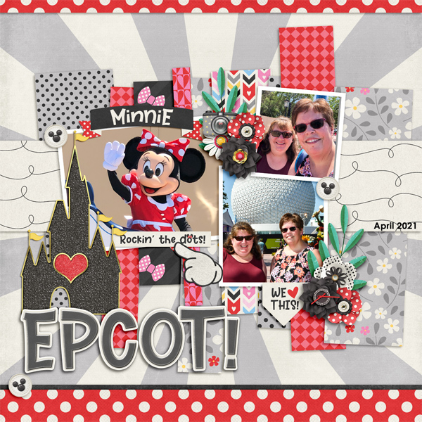 Minnie at Epcot