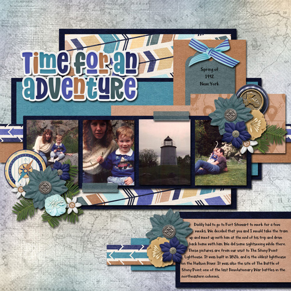 Miss Fish Bake Sale August-Photo Strips + CathyK Chart your Own Course 