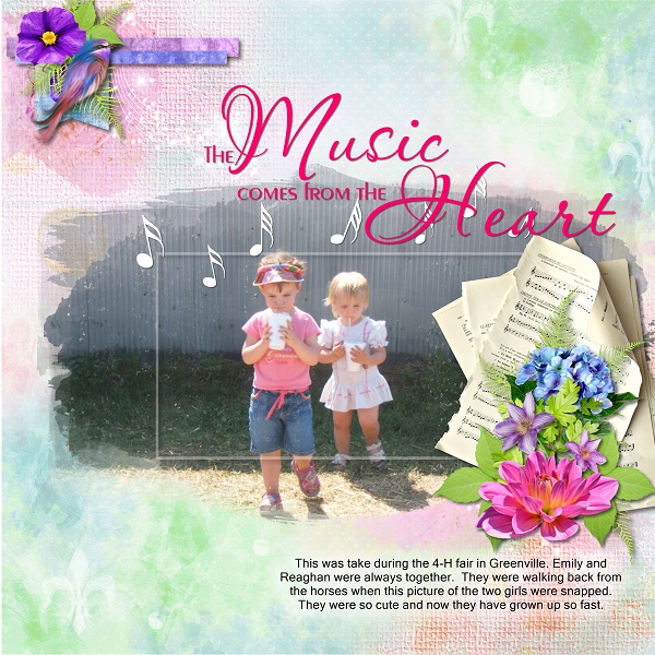 Miss Fish Templates Blended Summer Memories - Template4   Available at: htt