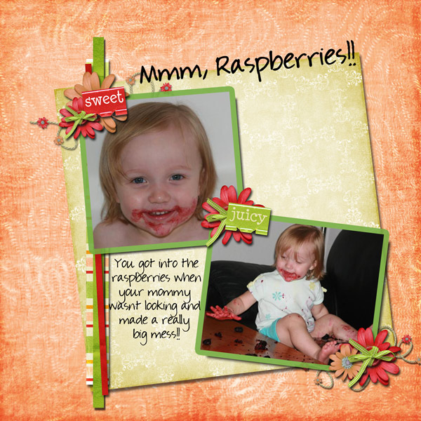 Mmm, raspberries!!
