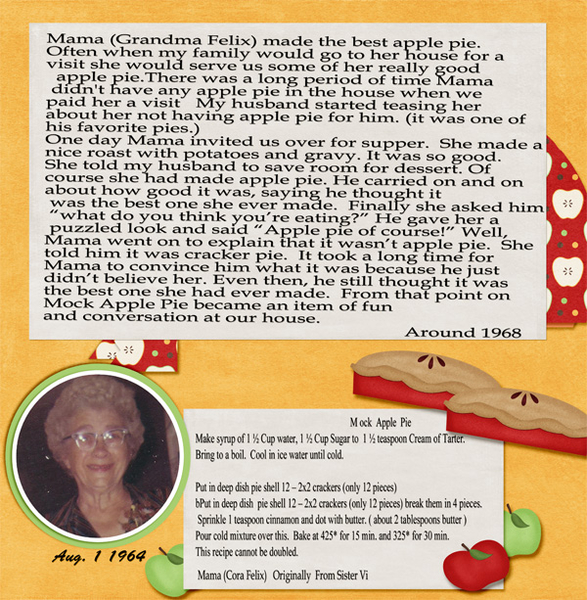 Mock Apple Pie