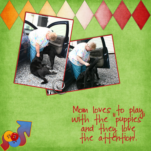Mom and the Puppies