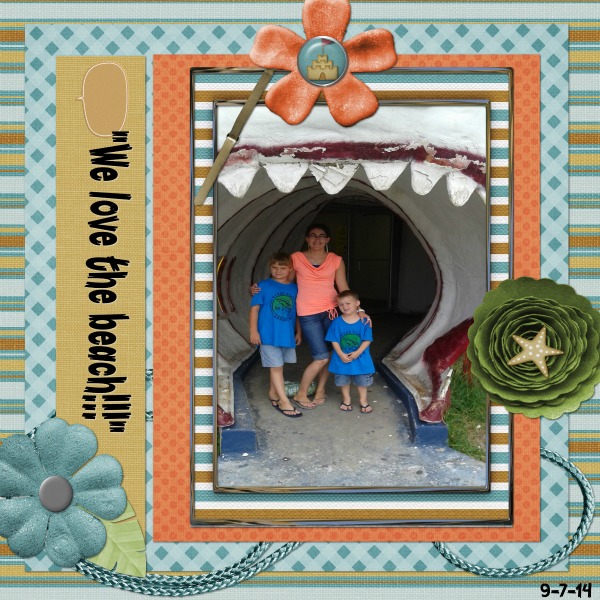 Mom, Boys, + Shark
