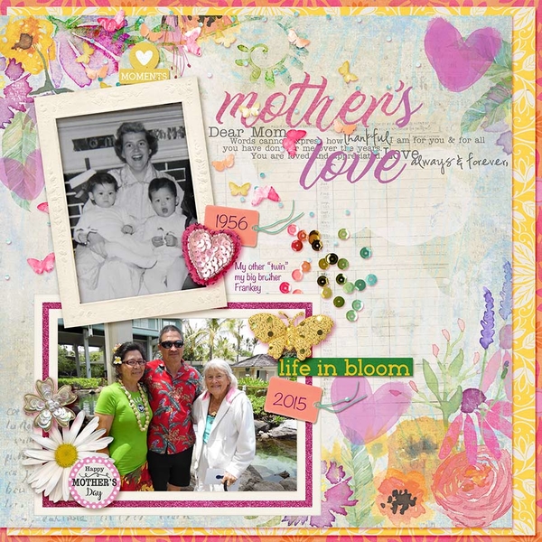 Mom + Us Then + Now