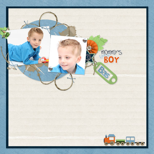 Mommy's little boy Bas
