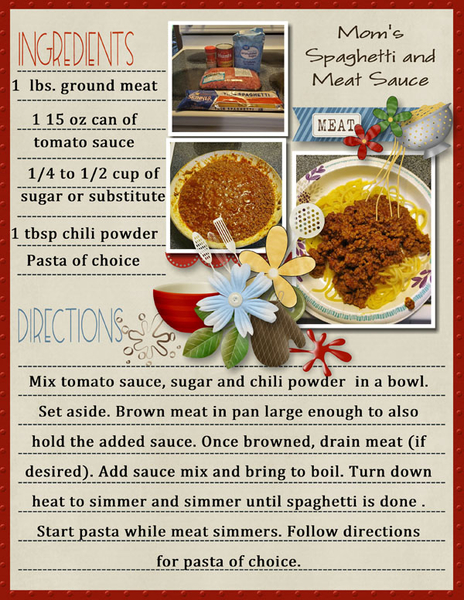 Moms Meat Sauce Recipe