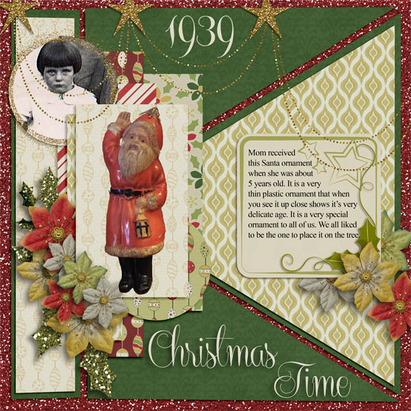 Mom's Santa Ornament