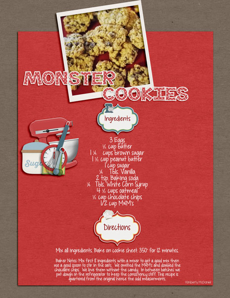 Monster Cookies