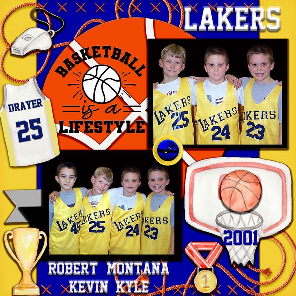 Montana & Friends Basketball 2001