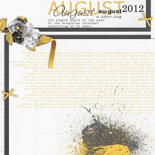 month of august
