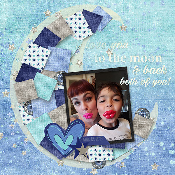 Moon and Stars Template Set
