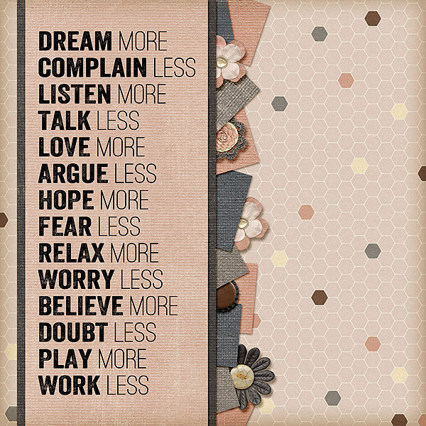 More Less