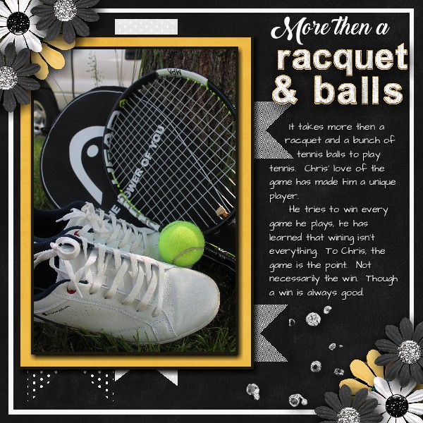 More then a raquet and balls