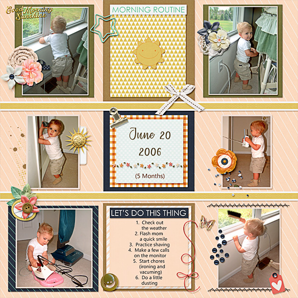 Morning Routine at 5 Months