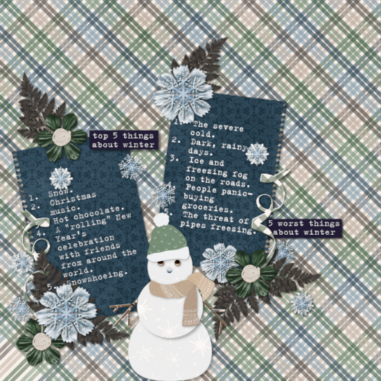 Most and Least Favorite Things about Winter