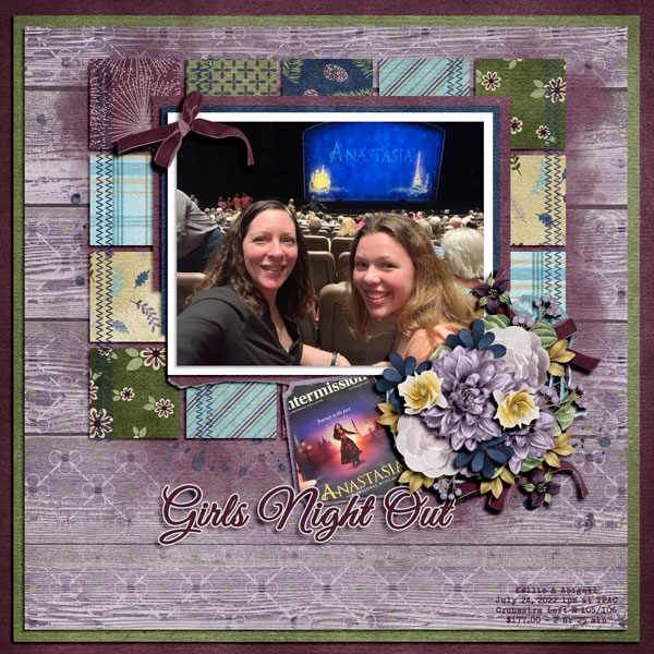 Mother-Daughter enjoying broadway "Anastasia" 7.24.22
