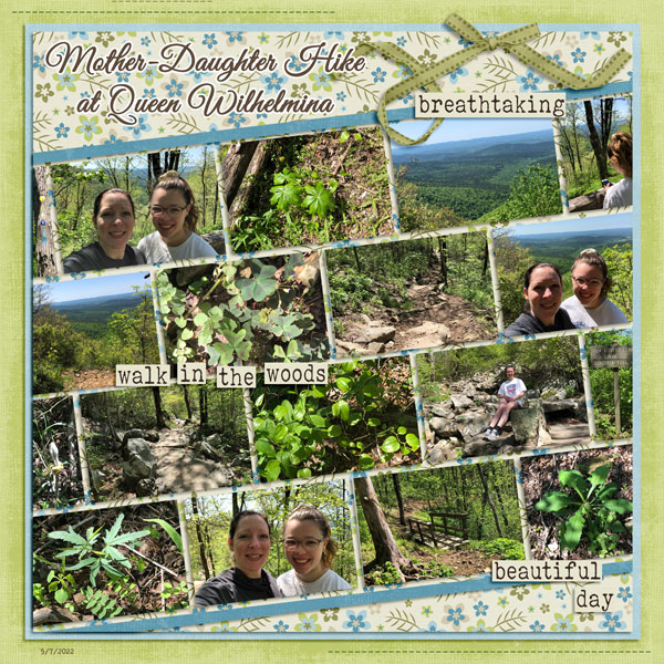 Mother-Daughter hike at Queen Wilhelmina 5.7.2022