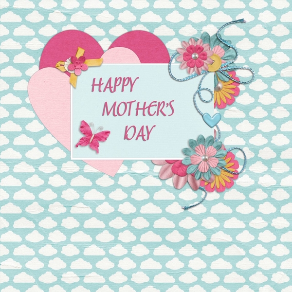 Mothers day card/April scraplift chall