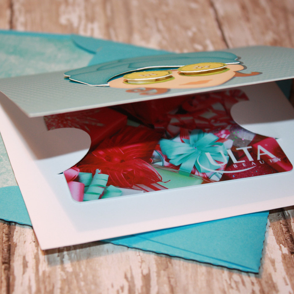 Mother's Day gift card holder - inside