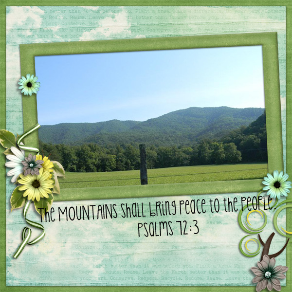 Mountains shall bring Peace