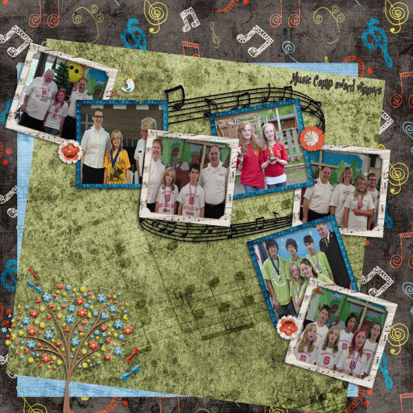 Music camp award winners