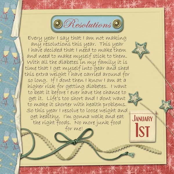 My 2012 Resolutions