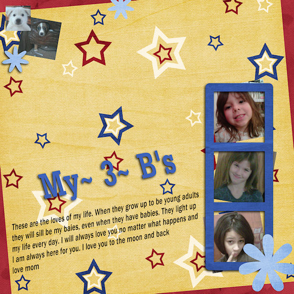 my 3 B's