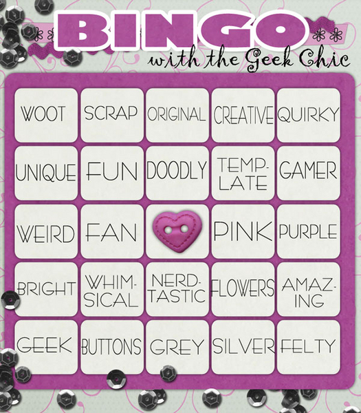 my BINGO card