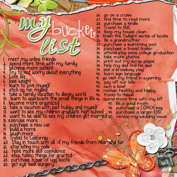 My Bucket List