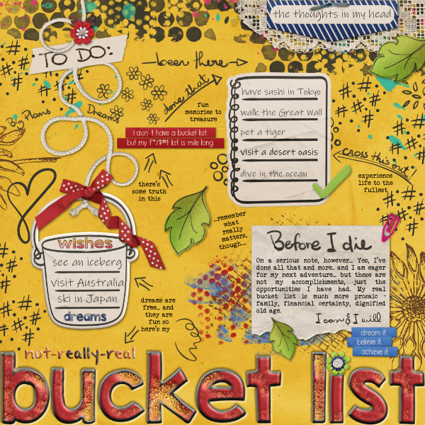 My Bucket List